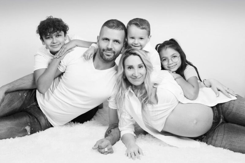 Shooting photo Yvelines cadeau naissance grossesse bébé famille