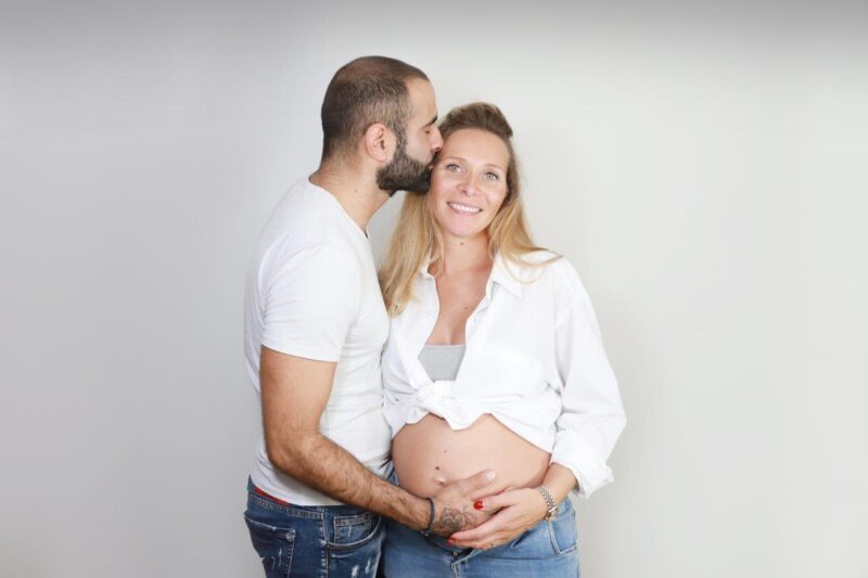 Shooting photo Yvelines cadeau naissance grossesse bébé famille